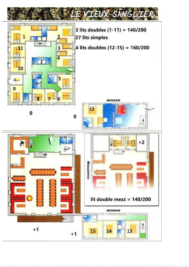 Le Vieux Sanglier - 41 Pers - Malmedy Villa Dış mekan fotoğraf